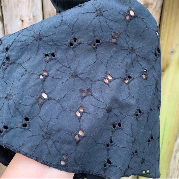 - Anne Klein black flair eyelet skirt NWT - Picture 3 of 8